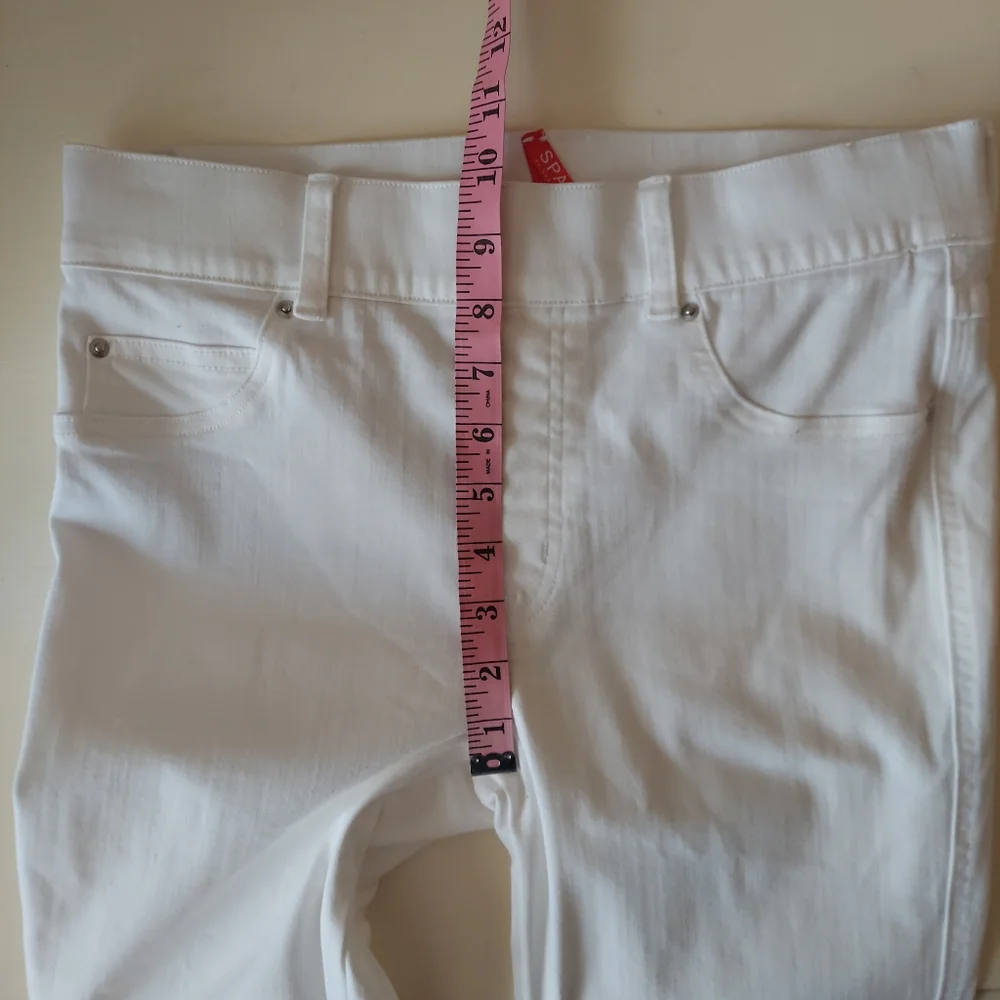 Spanx Jean-ish White Jeggings Medium Petite - Picture 8 of 10